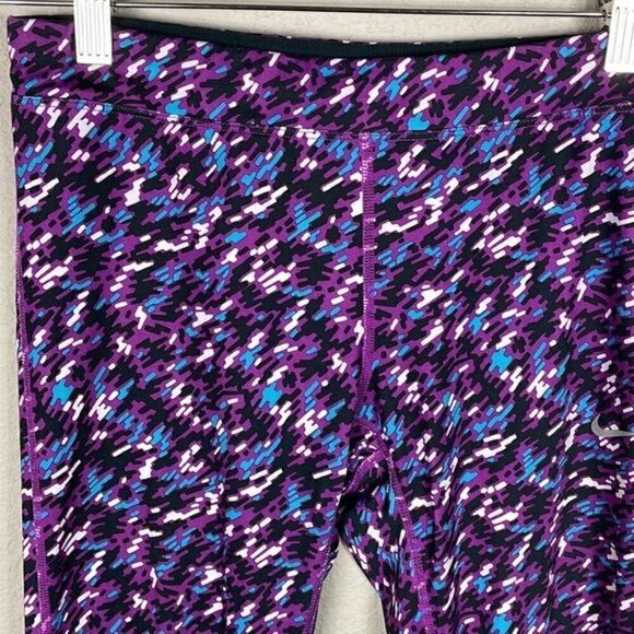 Nike Dri Fit Pronto Essentials Leggings Multicolor Confetti Activewear Sz S - Picture 4 of 12
